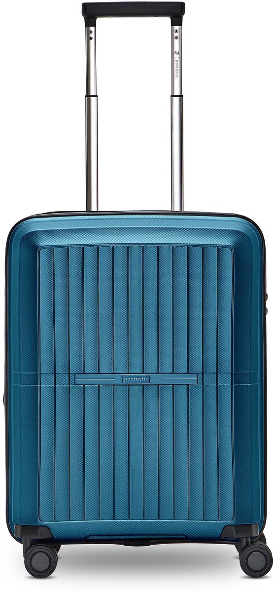 Pactastic Collection 01 Cabin Trolley Turquoise - Metallic Petrol 55cm