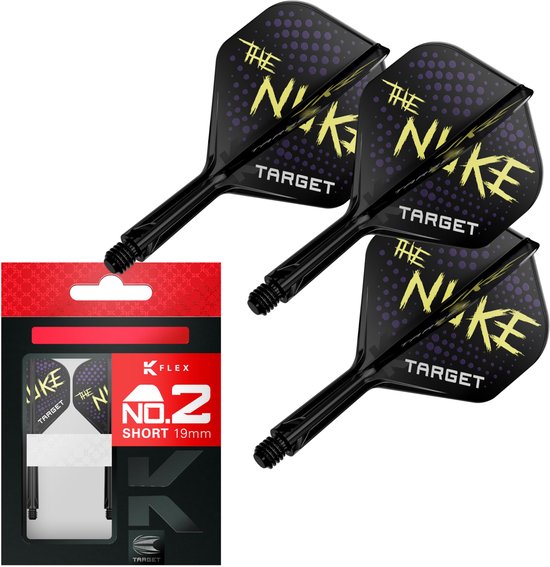 Target K-Flex Luke Littler NO2 - Dart Flights - Short van Target — afbeelding 2
