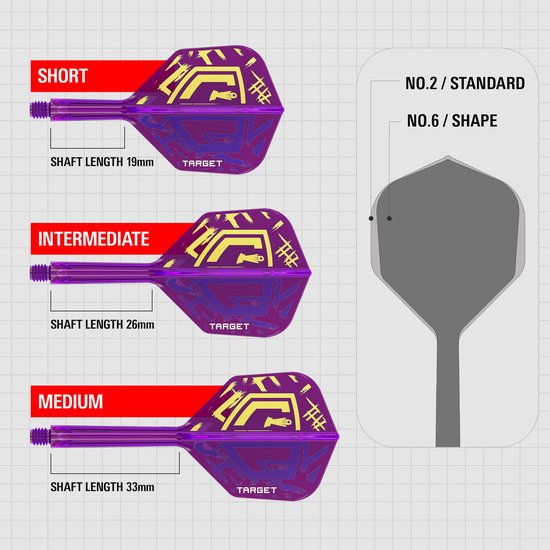 TARGET LUKE LITTLER WORLD CHAMPION K-FLEX NO2 FLIGHTS/SHAFTS MEDIUM van Target — afbeelding 3