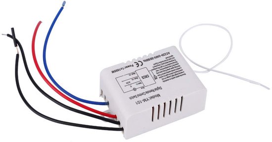 Afstandsbediening Schakelaar 2 Manieren AAN/UIT 220V Digitale Draadloze Muur Afstandsbediening Schakelaar Ontvanger Zender voor Lichten
