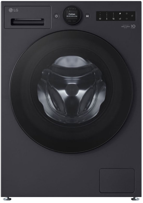Lave-linge LG F4WX801YB 11 kg | Noir | AI DD™ | Steam™ | TurboWash™ | A-40%