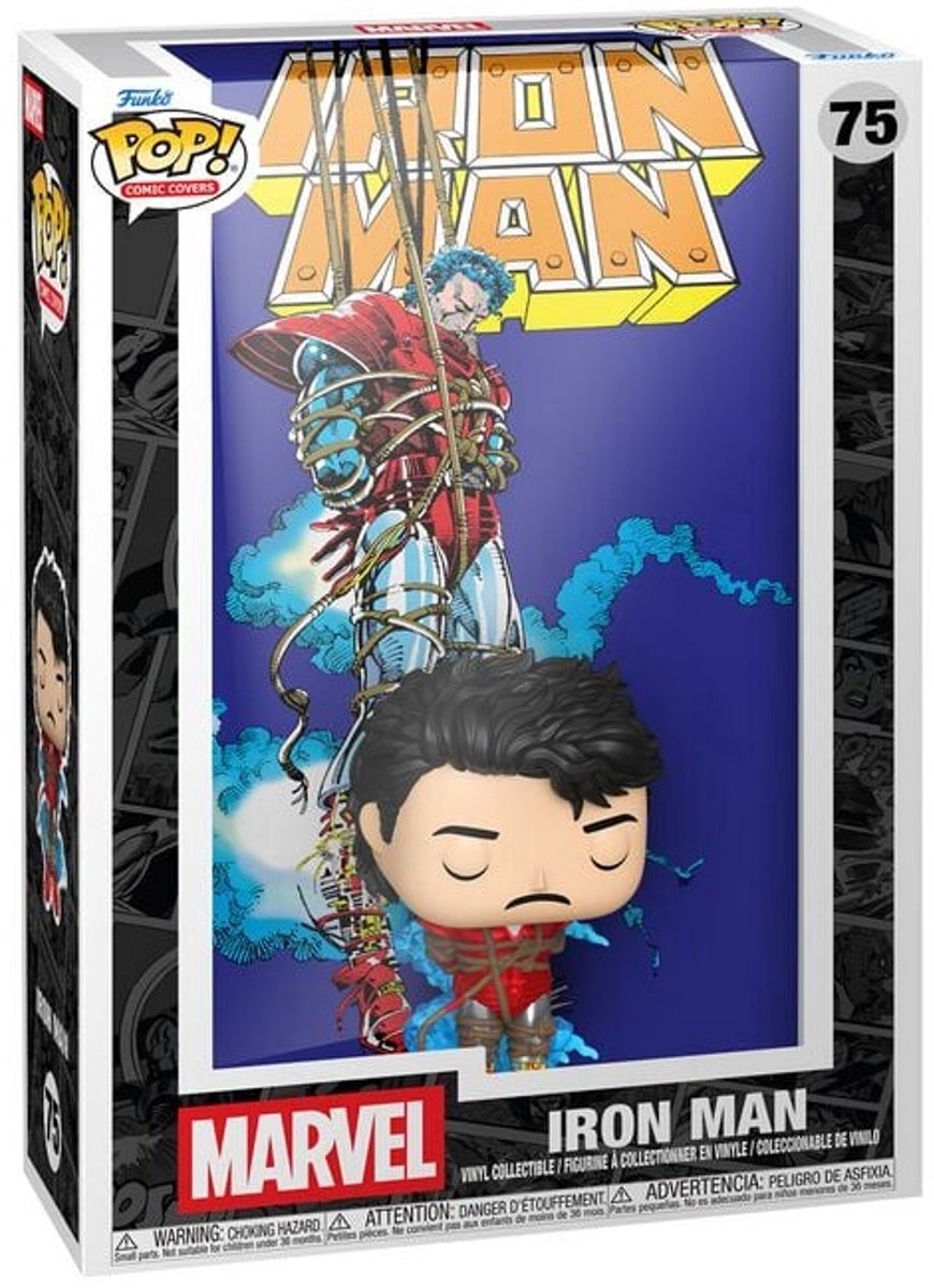 Pop Comic Covers: Marvel - Iron Man Funko Pop #75