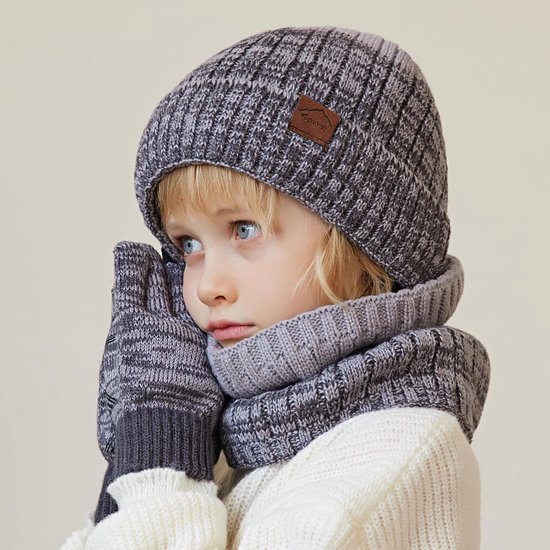Gebreide Colsjaal - Warm Bruin