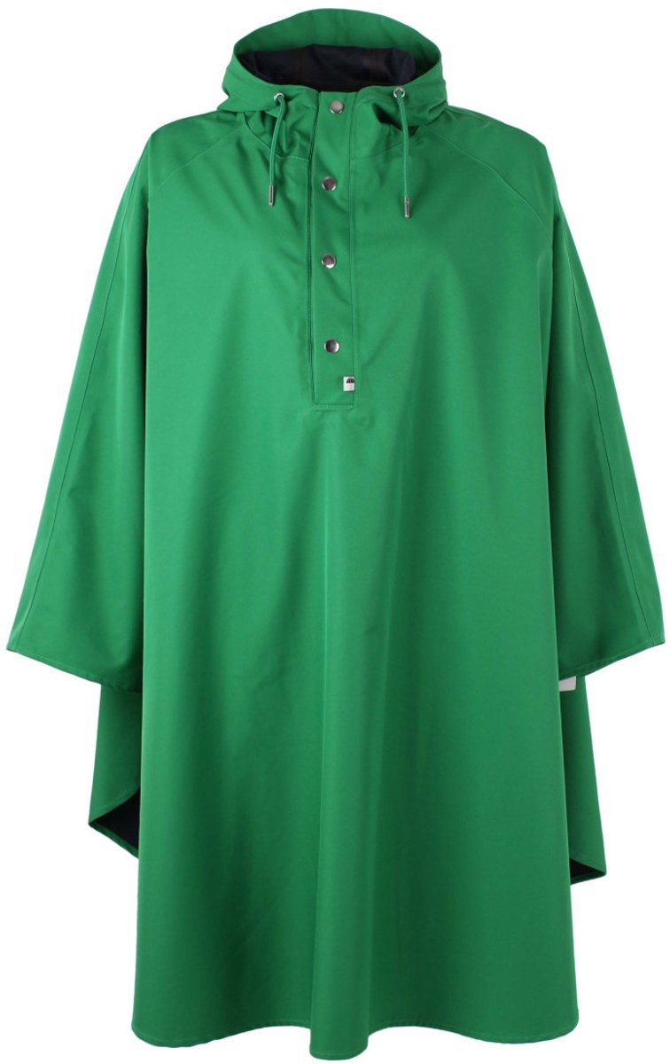Groene regenponcho Danerain poncho van Danefae