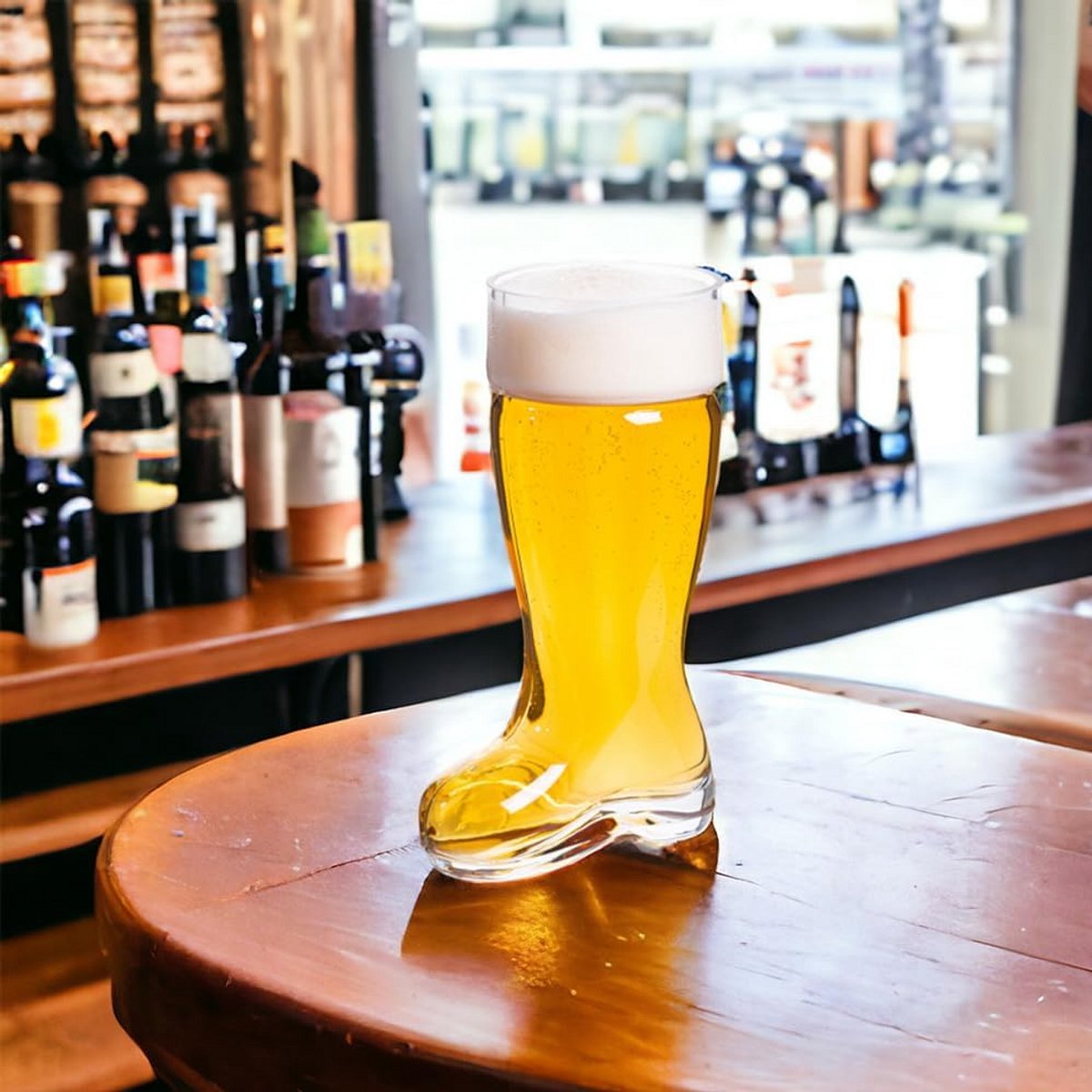 Groot Bierglas in Schoen of Laars Vorm - 800ml Pint Glas voor Bier en Lager