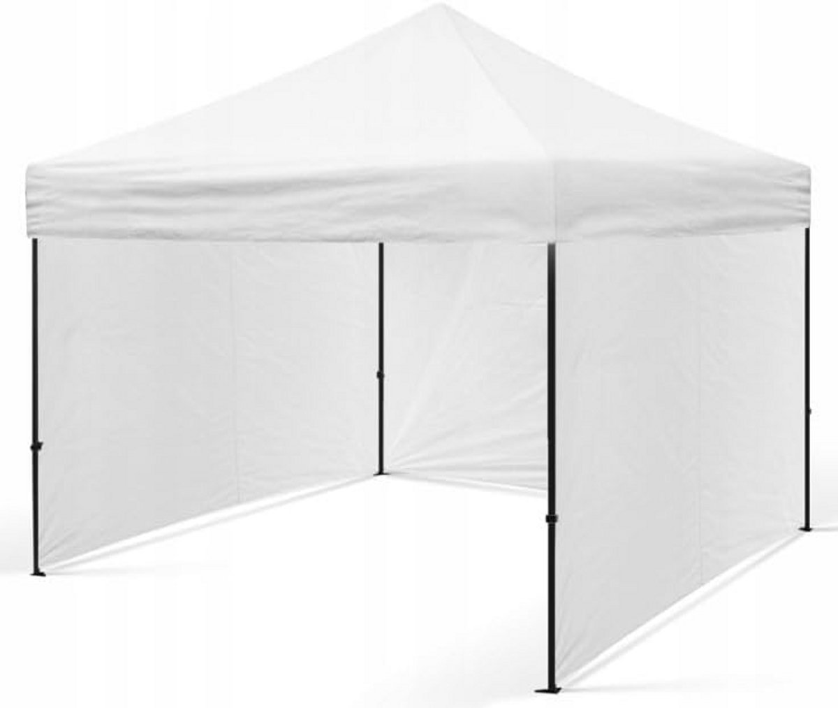 Waterdicht Partytent Paviljoen 3x3m Wit met Zijwanden voor Tuin en Catering
