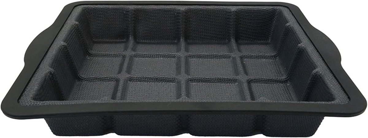 Siliconen Cakevorm Tabletvorm Glasvezel voor Gelijke Stukken Brownies en Taart