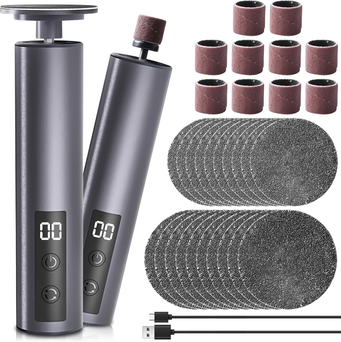Elektrische Eeltverwijderaar - Pedicureset Electrisch - Voetvijl