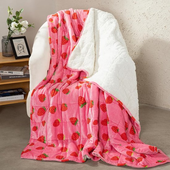 anfie Verzwaarde deken (203 x 221 cm, 20 kg, kingsize), ultrazachte en