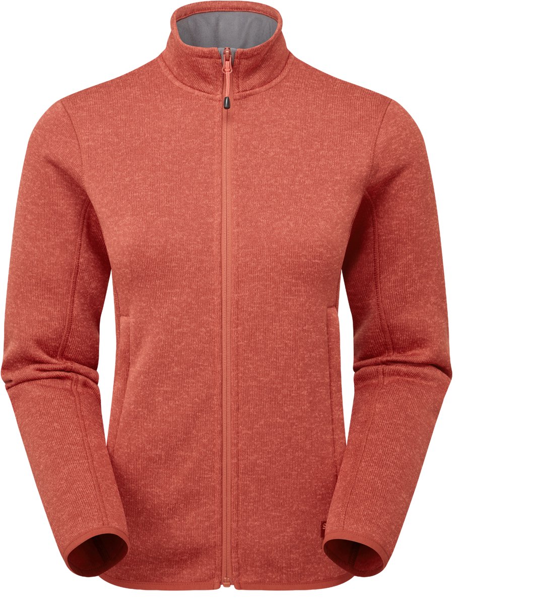 Sprayway Abhail Fleecejack Dames Lange rits fleece Earth Rood