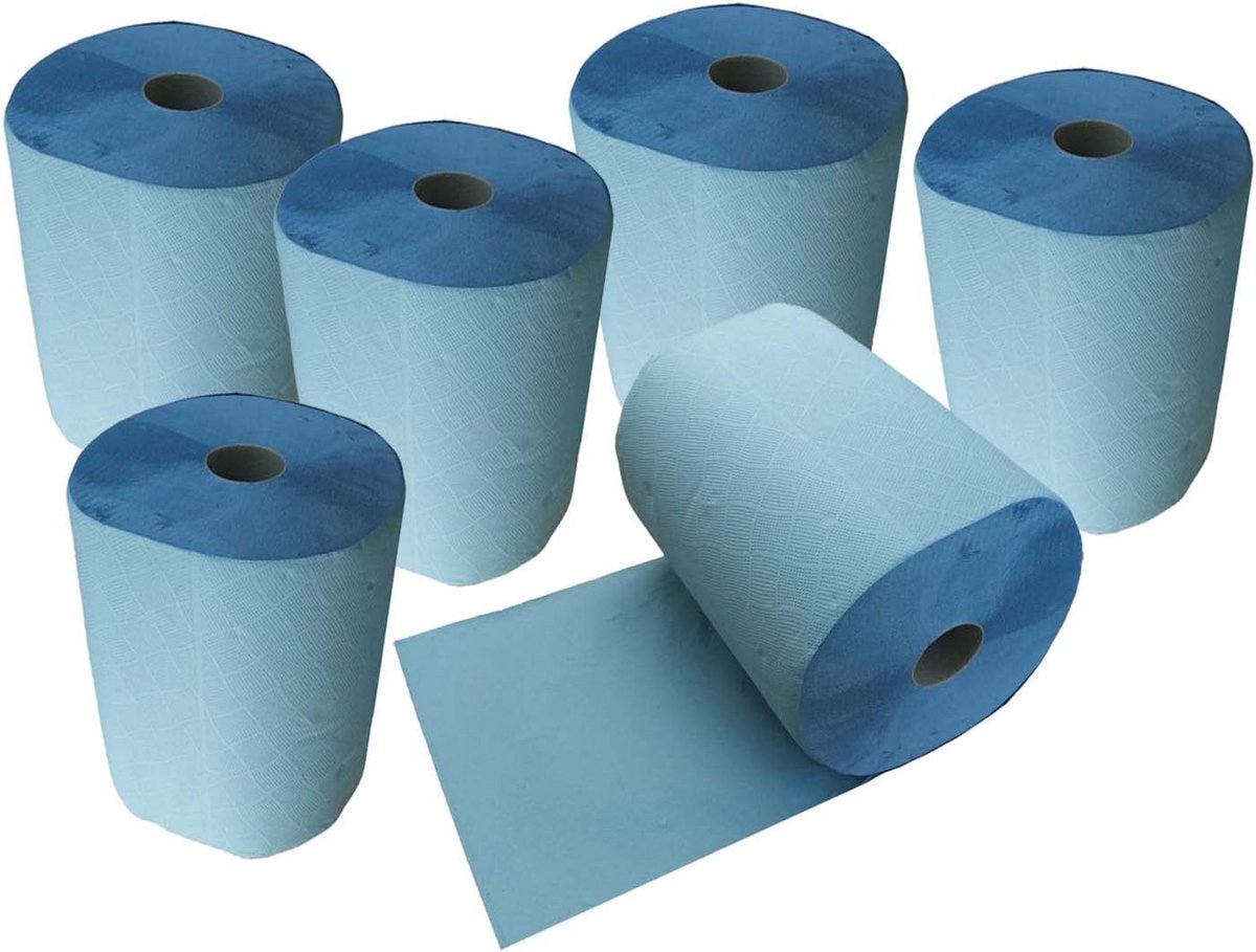 Poetsdoekrol 2-laags 33 x 36 cm 500 vellen zeer absorberend
