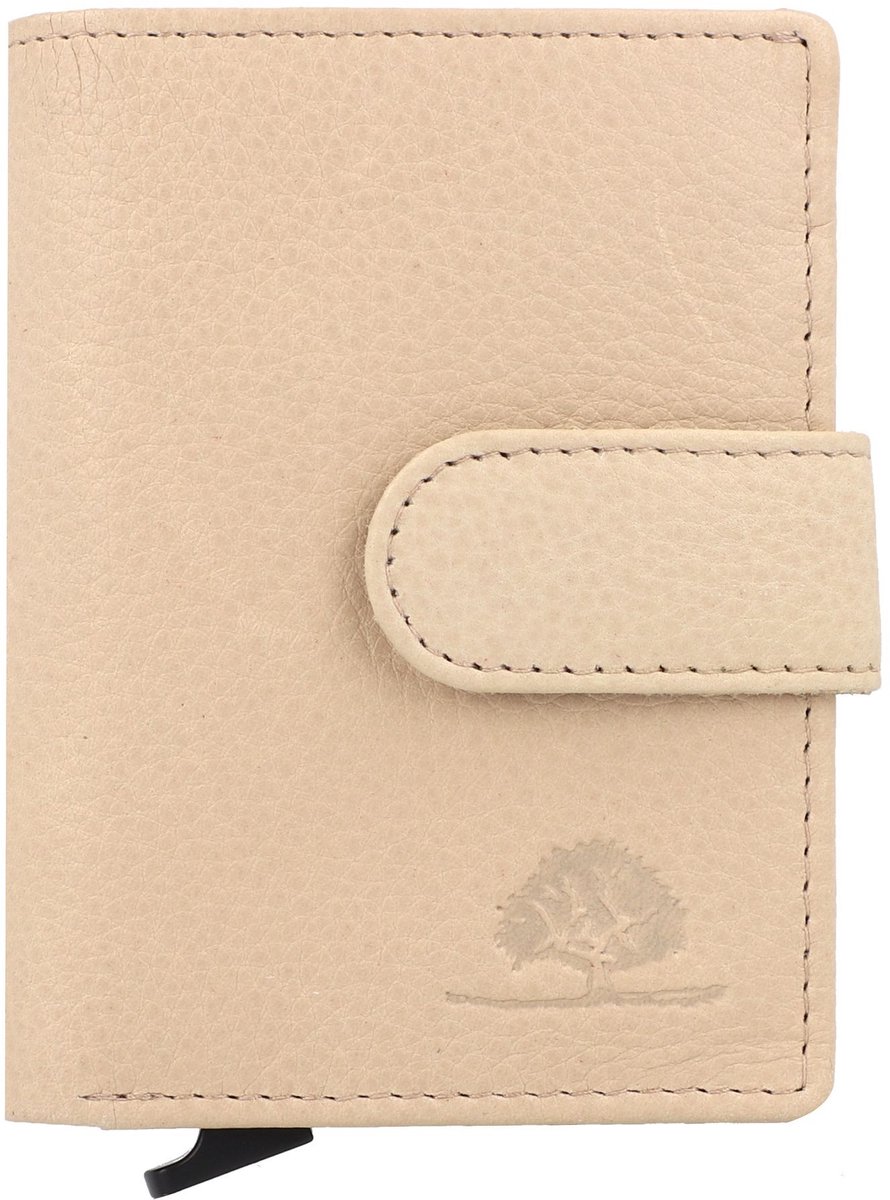 Greenburry Kings Nappa Leder Kaarthouder RFID Beige 1150