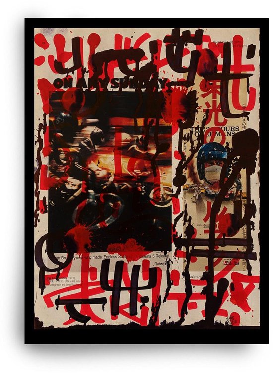 The world is yours - Meerdere kleuren - Canvas 60 x 80 cm Ge