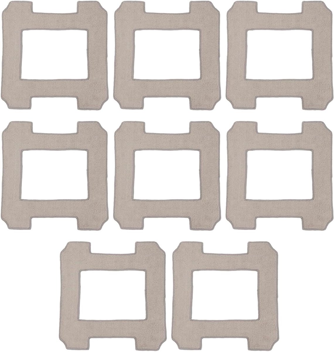Ronte - Reinigingspads Set voor Raamreinigingsrobot - Wasbare Microvezel-Wisdoeken - Effectieve Reiniging van Ramen - 8 stuks.