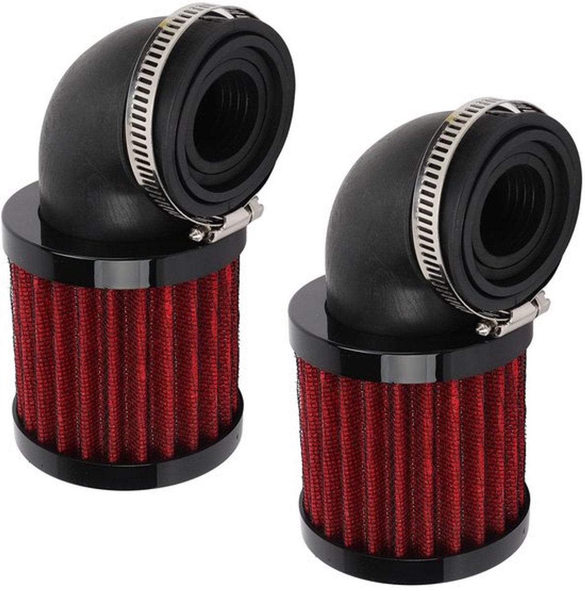 Universele Luchtfilter 28-48 mm - Motorfiets, Bromfiets, Scooter, ATV, Dirt Bike