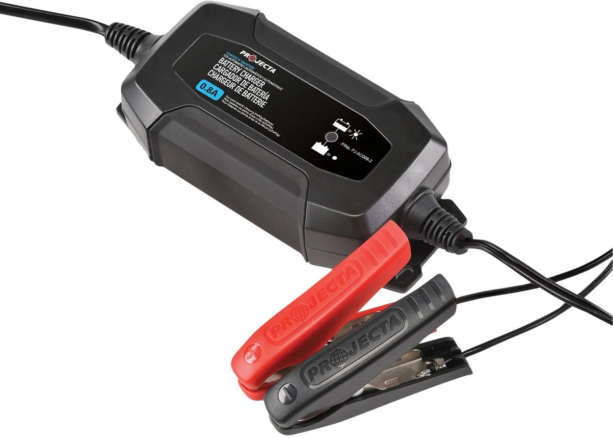 PROJECTA Acculader 12 Volt - 0,8 Ampère