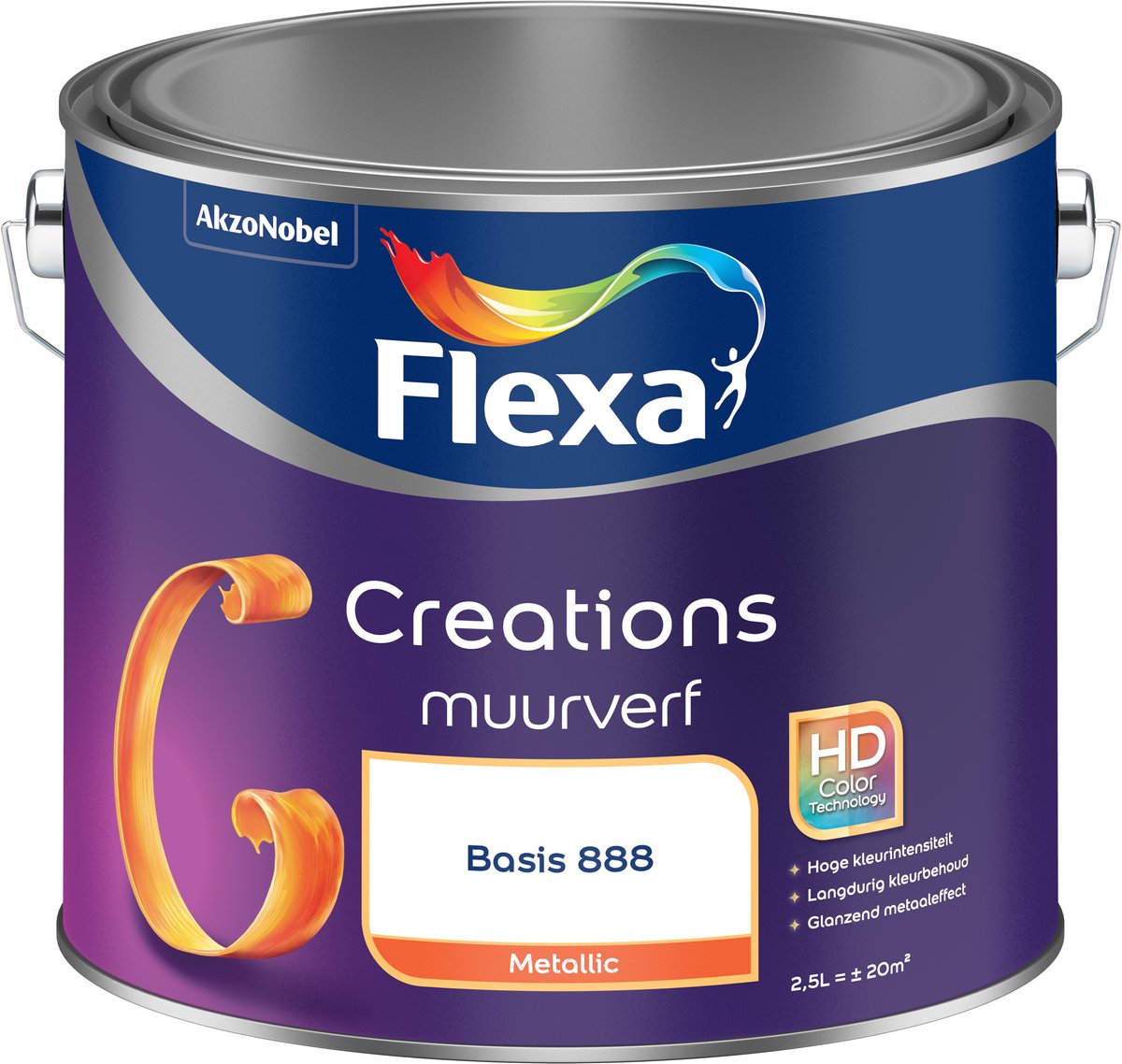 Flexa - Creations Muurverf Metallic - Rays Of Sunlight - Mengverf - 2.5 L