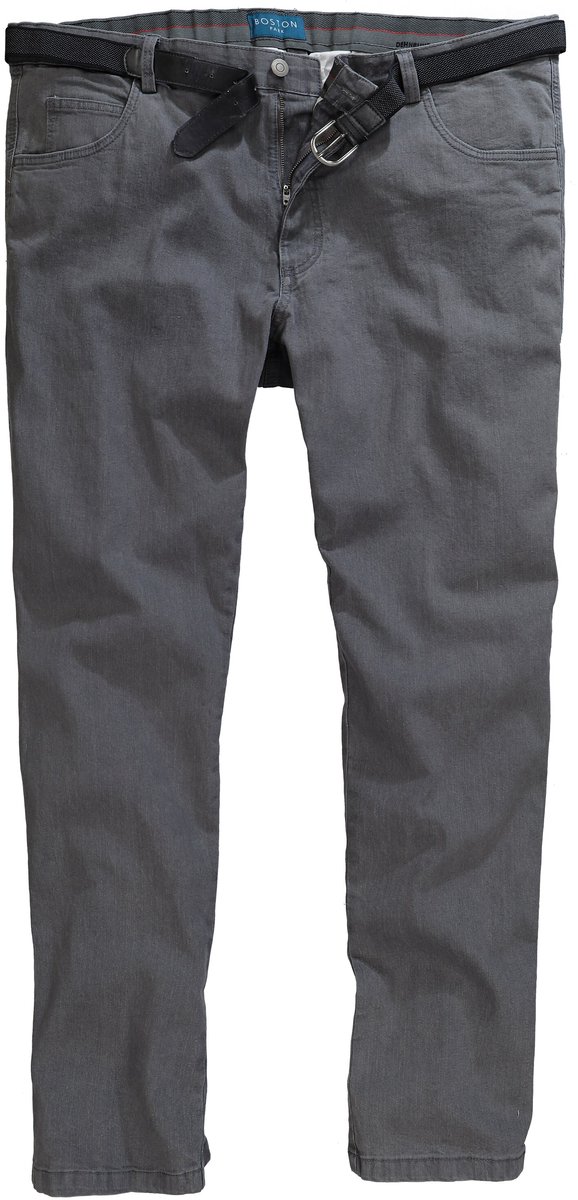 Boston Park - Heren - Jeans swing pockets - Grijs denim - Maat 28