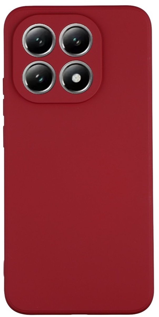 Coverup Hoesje - Geschikt voor Xiaomi 15T Hoesje - Coverup Colour TPU Back Cover - Wine Red