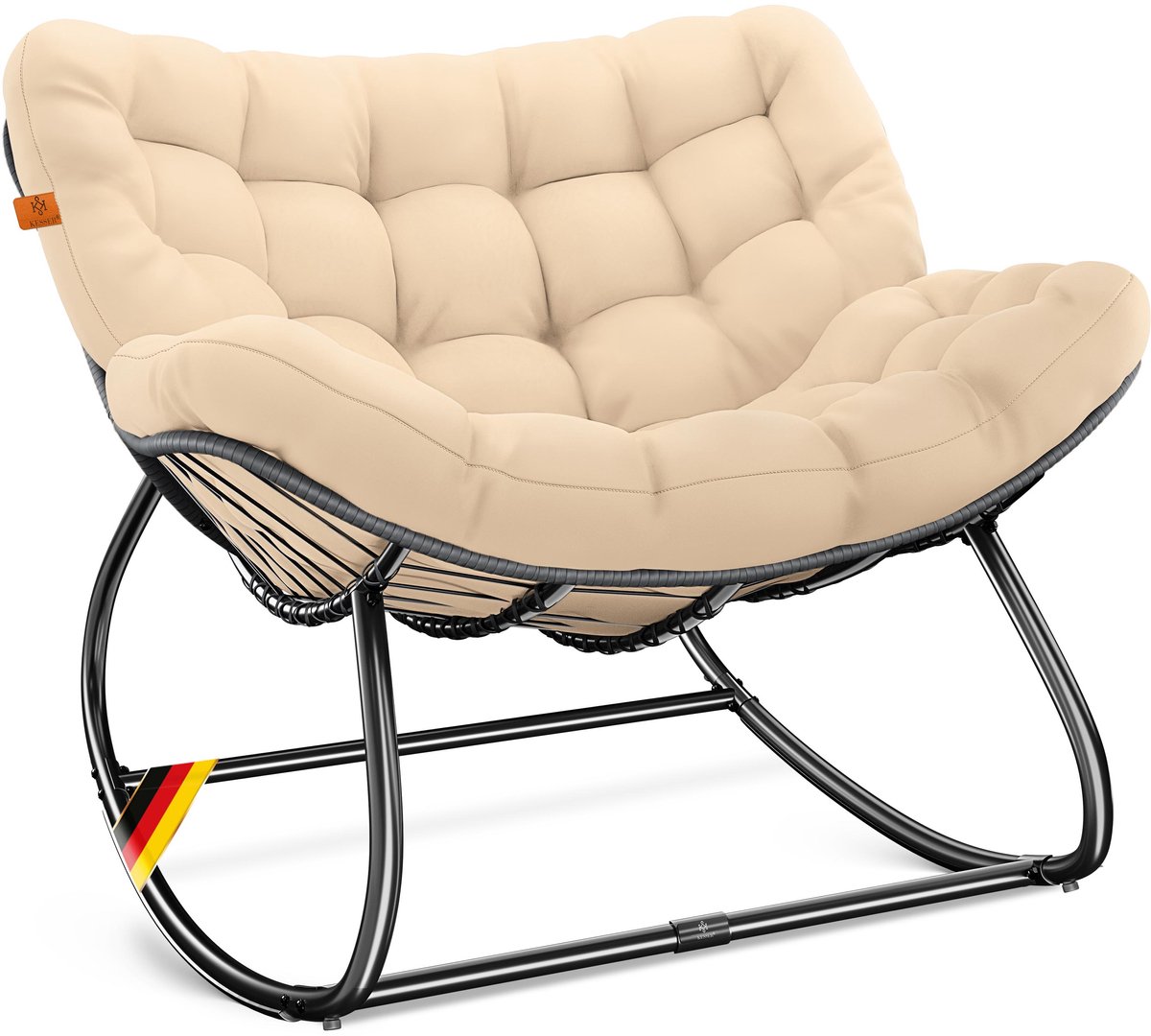 KESSER® Schommelstoel voor binnen en Buiten - Relaxfauteuil Weerbestendig