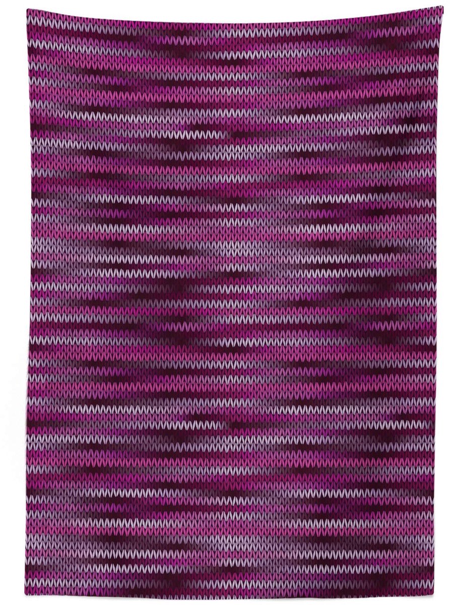 ABAKUHAUS – Tafellaken 140x170 cm – Vintage satijn, fuchsienviolet