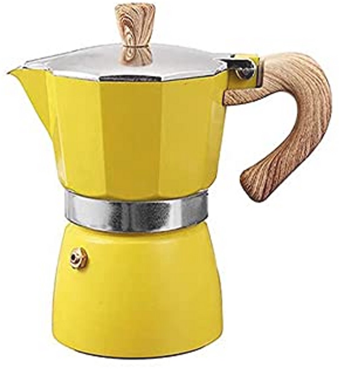 Klassieke Italiaanse kookplaat espressomachine voor sterke espresso