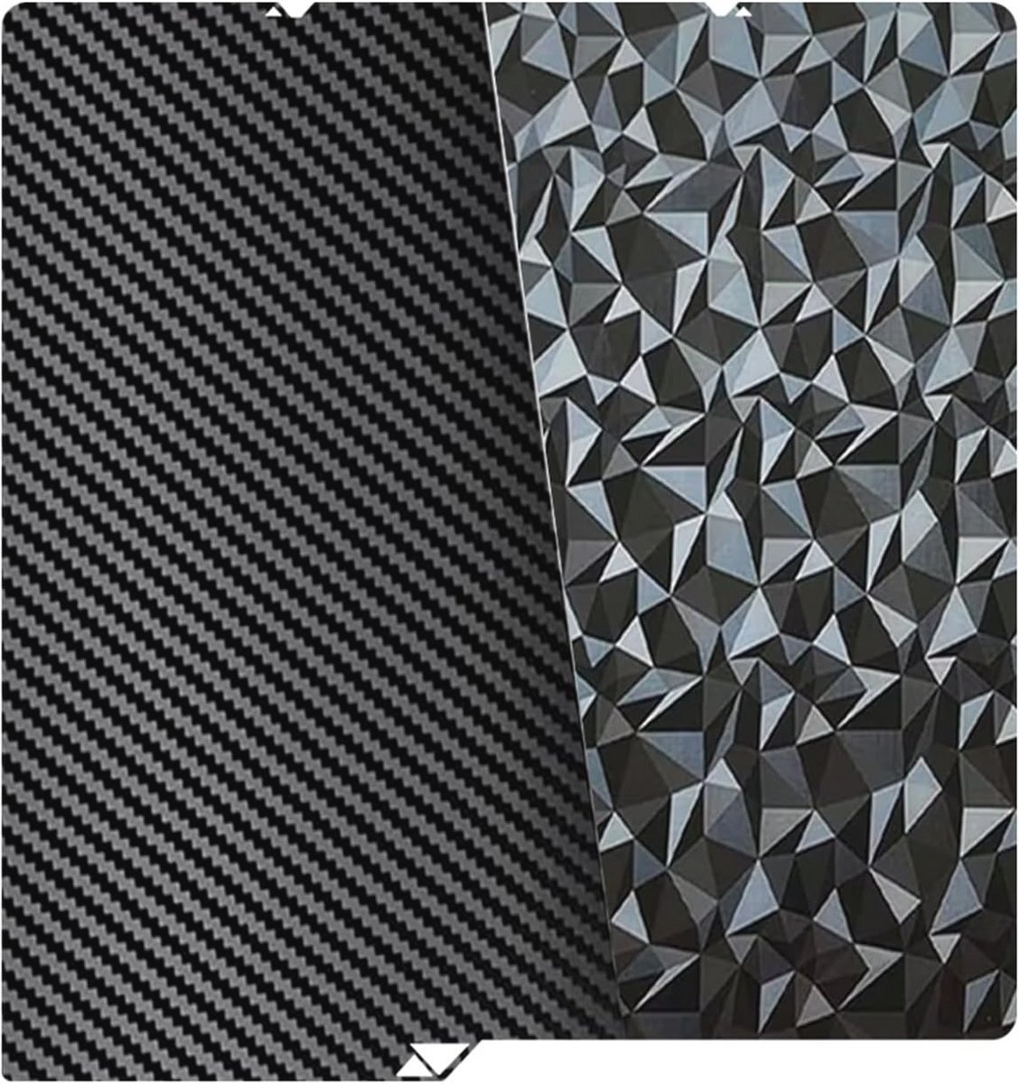 Dubbelzijdig PEI Printbed voor 3D Printers - Getextureerd Spring Staal, 264x276mm