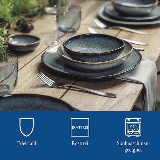 Service De Couverts Villeroy & Boch Arthur 24 Pièces - Acier Inoxydable - Neuf