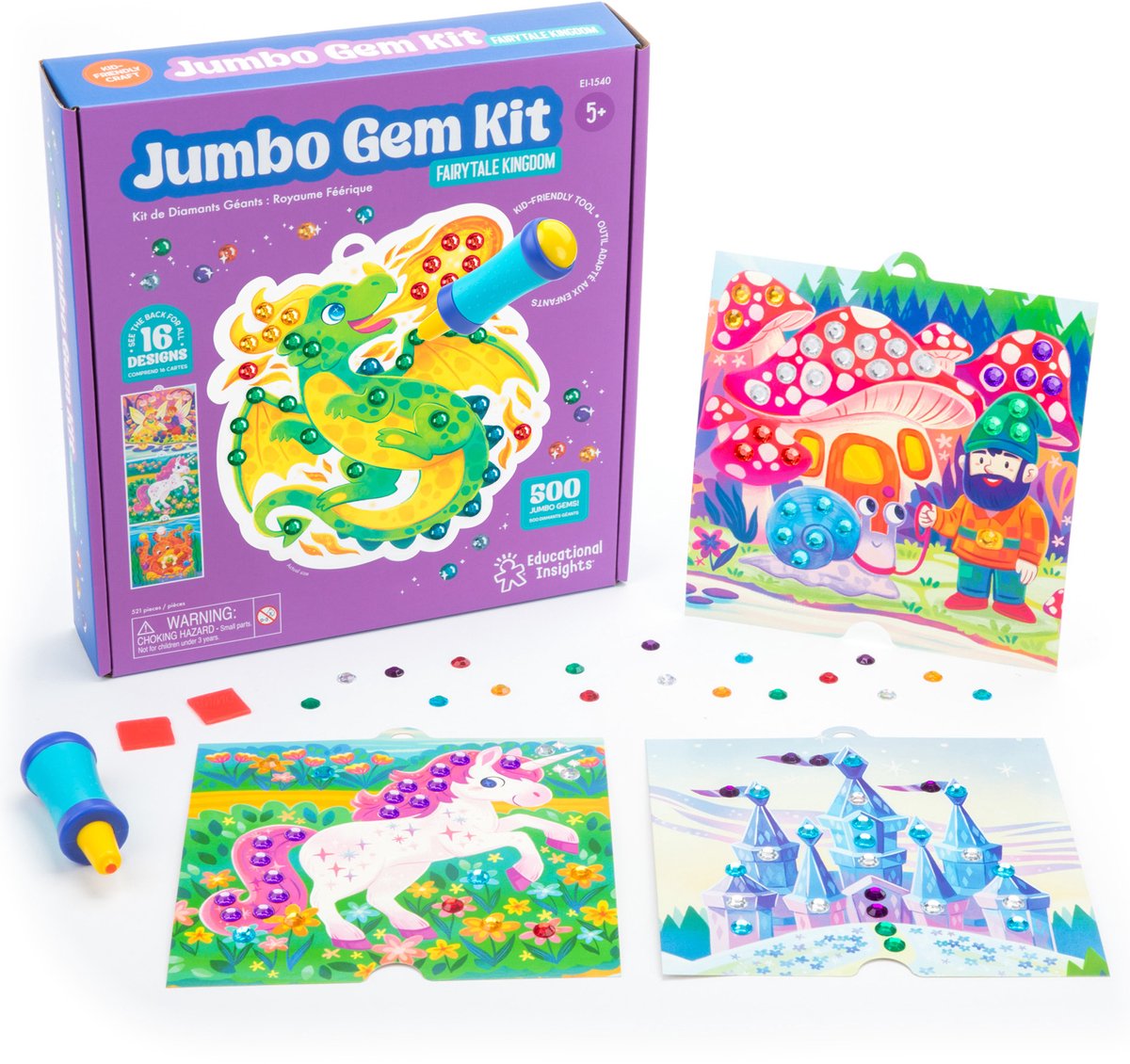 Learning Resources jumbo edelstenen speelgoed set - educatief speelgoed. - 3+