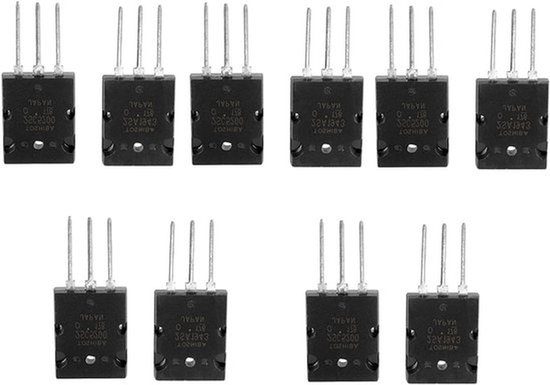 5 Paar 2SA1943 / 2SC5200 Audio-Transistoren – High-Power Matched Paar, Silizium, Für Endstufen & Verstärker – 10 Stück