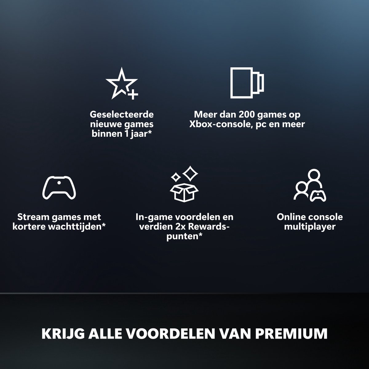 Xbox Game Pass Premium 1 maand – 200+ games, cloud & console thumbnail 2