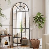 Raamspiegel buiten lichtgrijs | L | SPIEGELS & LUIKEN | Neys Lifestyle - Landelijke woonaccessoires webshop