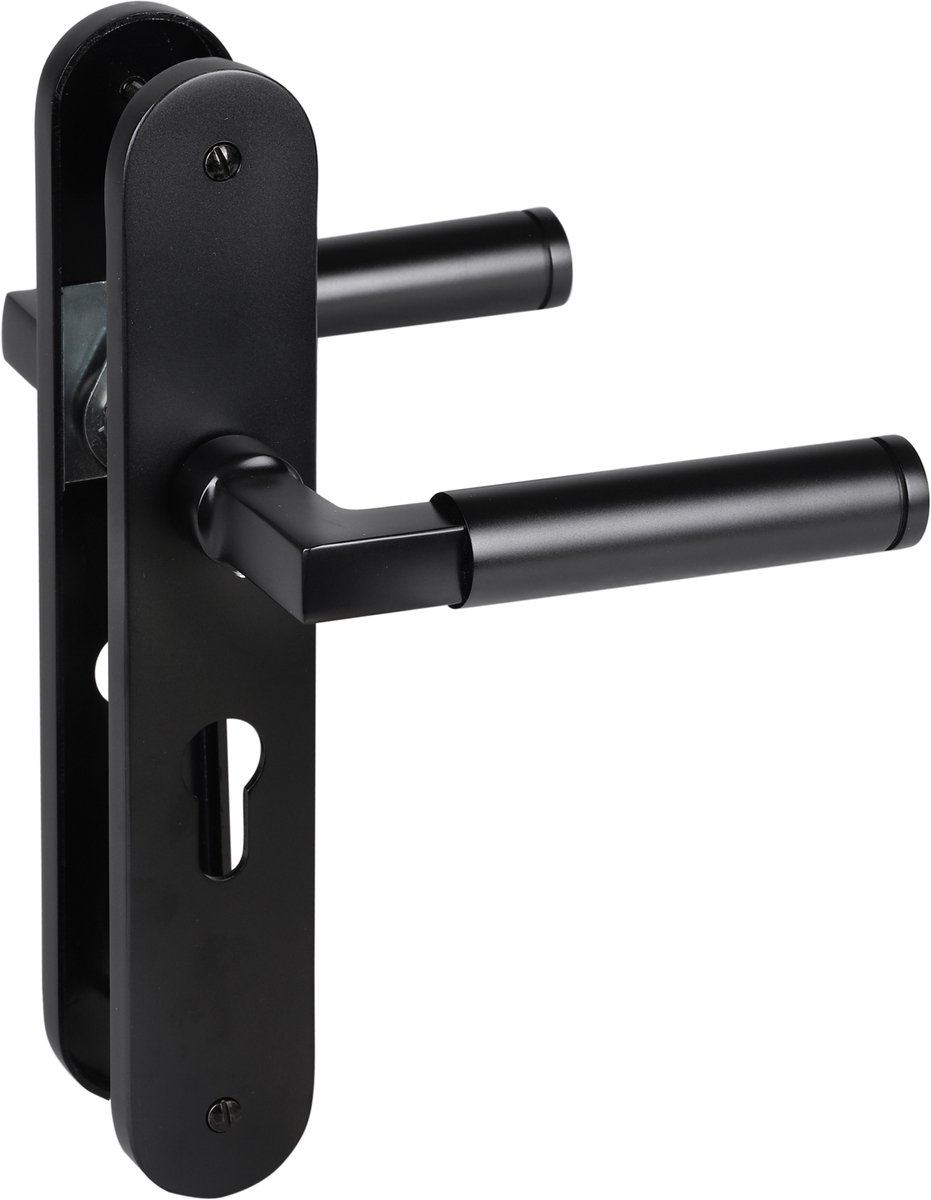 Impresso Aston kruk/schild - vierkant - PC55 - schroef - aluminium - zwart