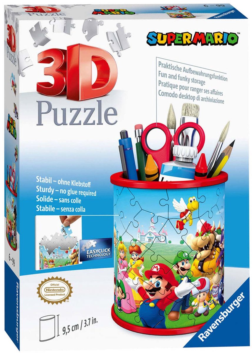 Ravensburger Pennenbak Super Mario - Puzzel - 54 stukjes - Vanaf 7 jaar — afbeelding 9