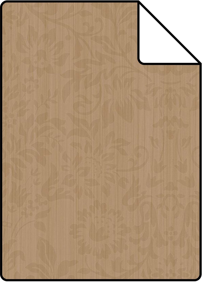 Proefstaal Origin Wallcoverings behang ornamenten lichtbruin - 26,5 x 21 cm - 345414-S