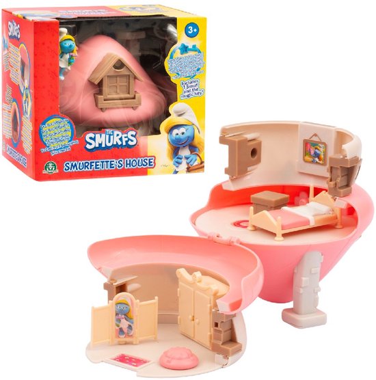 Cabane - GIOCHI PREZIOSI - De Smurfen - Maison magique avec 1 statue Schtroumpfette et accessoires - à partir de 3 ans