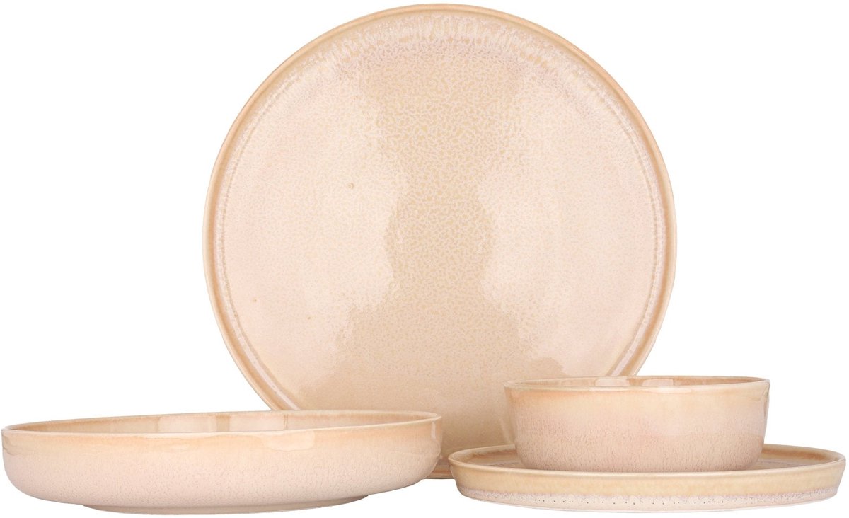 Rinart Serviesset (Large) - Mira - 24 delig - 6 persoons - Porselein