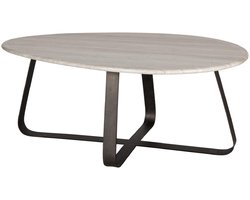 PTMD - Salontafel Muka - Grijs - 100x60x40.5cm