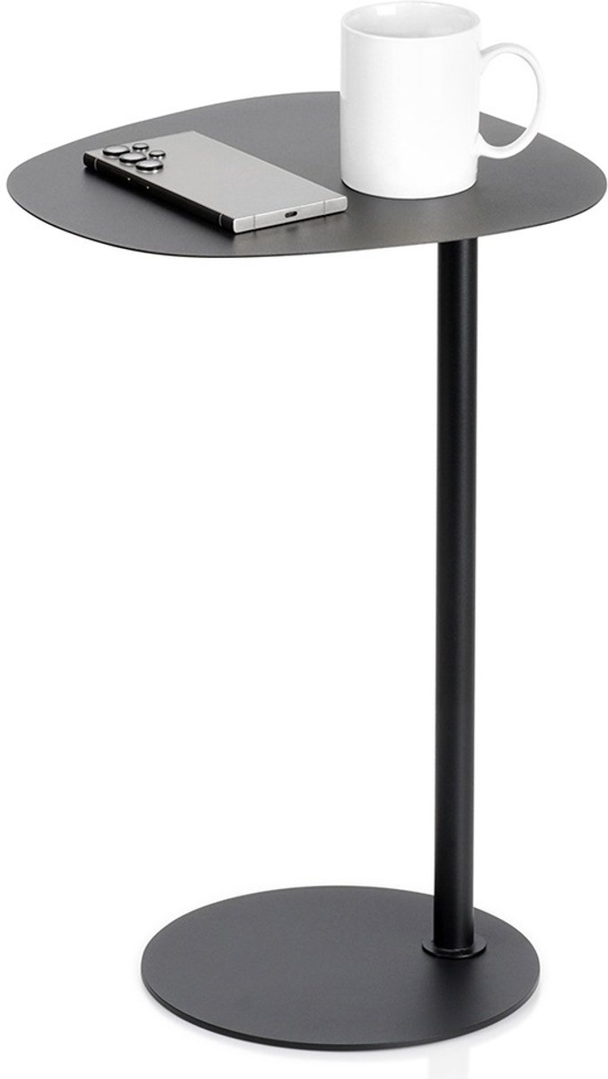 Koffietafel Metaal Zwart 35x25x53 cm - Salontafel - Tafel - Woonkamer
