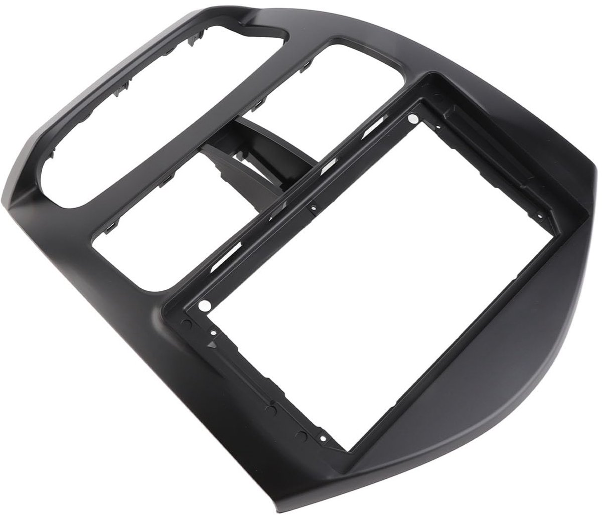 Zwart 2-din Navigatiekader, Dust Radio Fascia Frame Bezel met Dekking voor Spark/Beat 2014, Easy Install, ABS-materiaal, Centrale Besturing, Directe Vervanging,