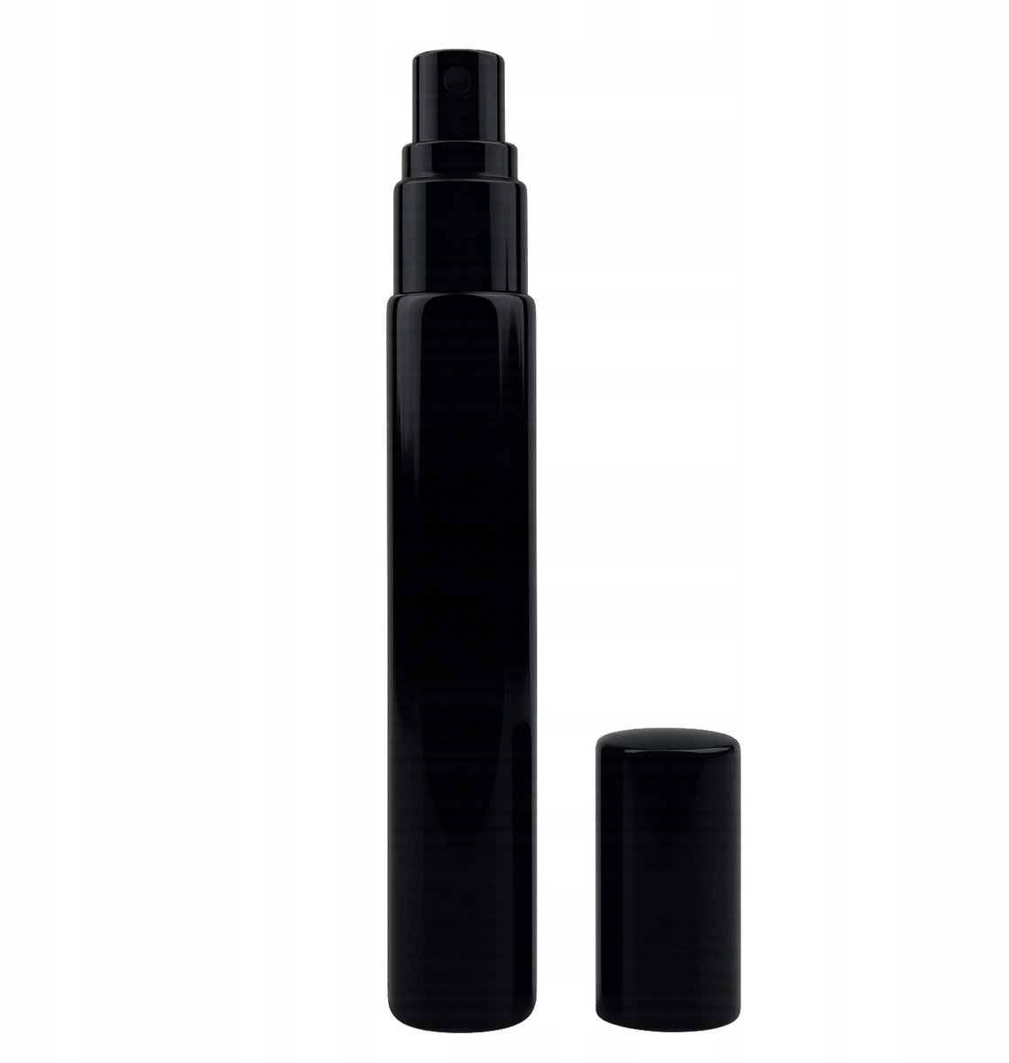 Glanzend Zwarte Reisverstuiver Parfumflesje 15ml - Elegant en compact