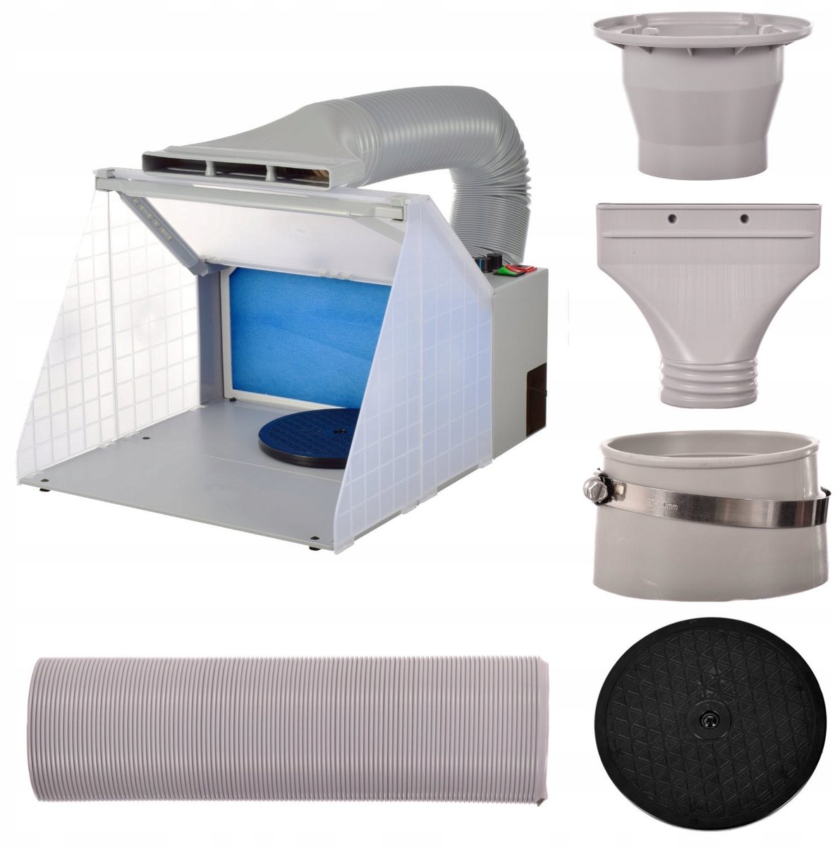 Professionele Spuitcabine met Ventilator en Verlichting - Modelbouw
