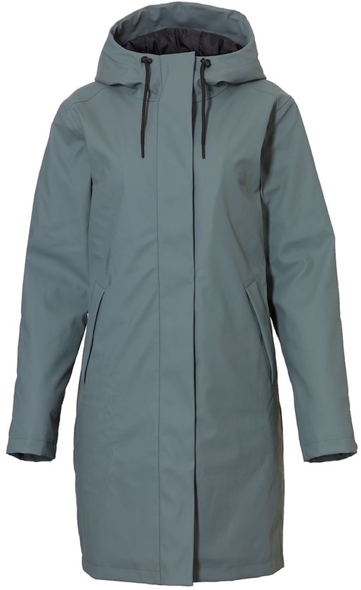 Jas met capuchon voor dames, gevoerd, waterdicht, met zakken, effen winterjas, lange wollen mantel, warm, met ritssluiting, oversized, met bontkraag, capuchon, winterparka, gewatteerde damesjas, grijs Jas met capuchon voor dames, gevoerd, waterdicht, met zakken, effen winterjas, lange wollen mantel, warm, met ritssluiting, oversized, met bontkraag, capuchon, winterparka, gewatteerde damesjas, grijs