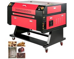 Lasersnijder & Graveermachine - CO2 Laser 60 W - Werkgebied 50x70 cm - USB-Aansluiting