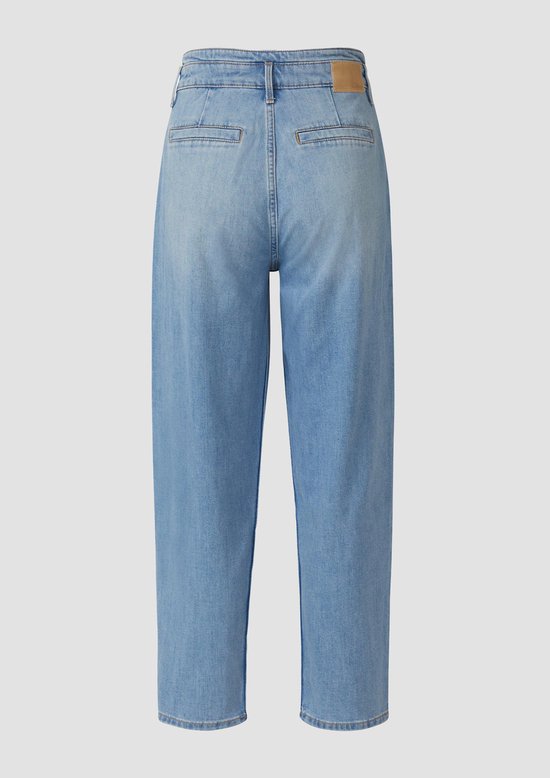 s.Oliver high waist wide leg jeans dark blue denim