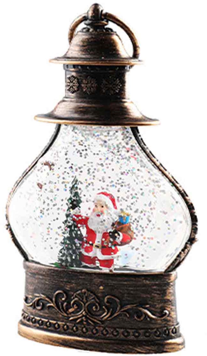 Mmgoqqt 1 Stuk - Kerst, sneeuwvlok- Lantaarn - Met Kerstboom Decoratie