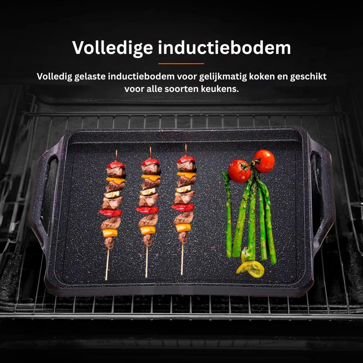 Thuys – Grillplaat Inductie – Bakplaat – Gietijzer