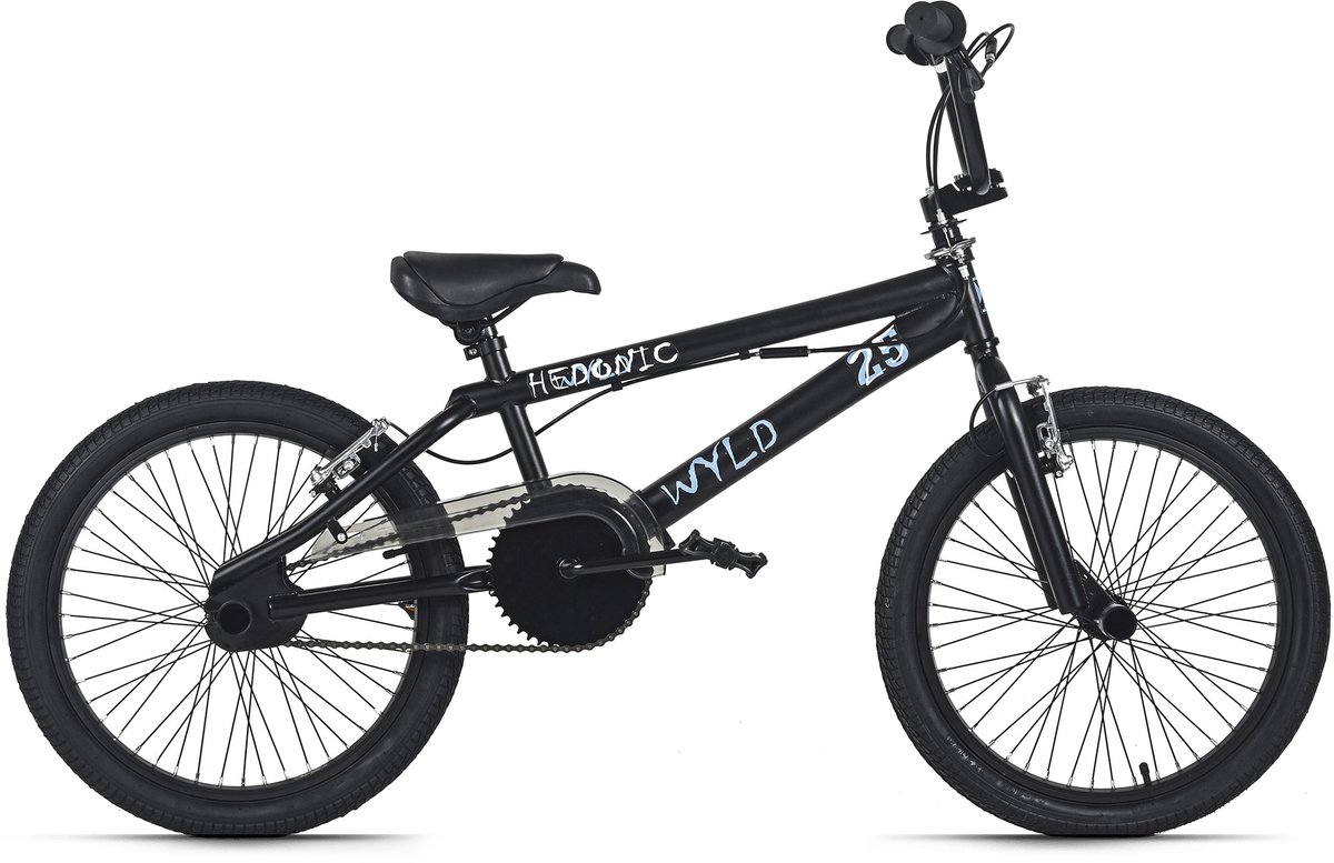 WYLD BMX Freestyle 20" Hedonic Zwart - Vanaf 7 jaar