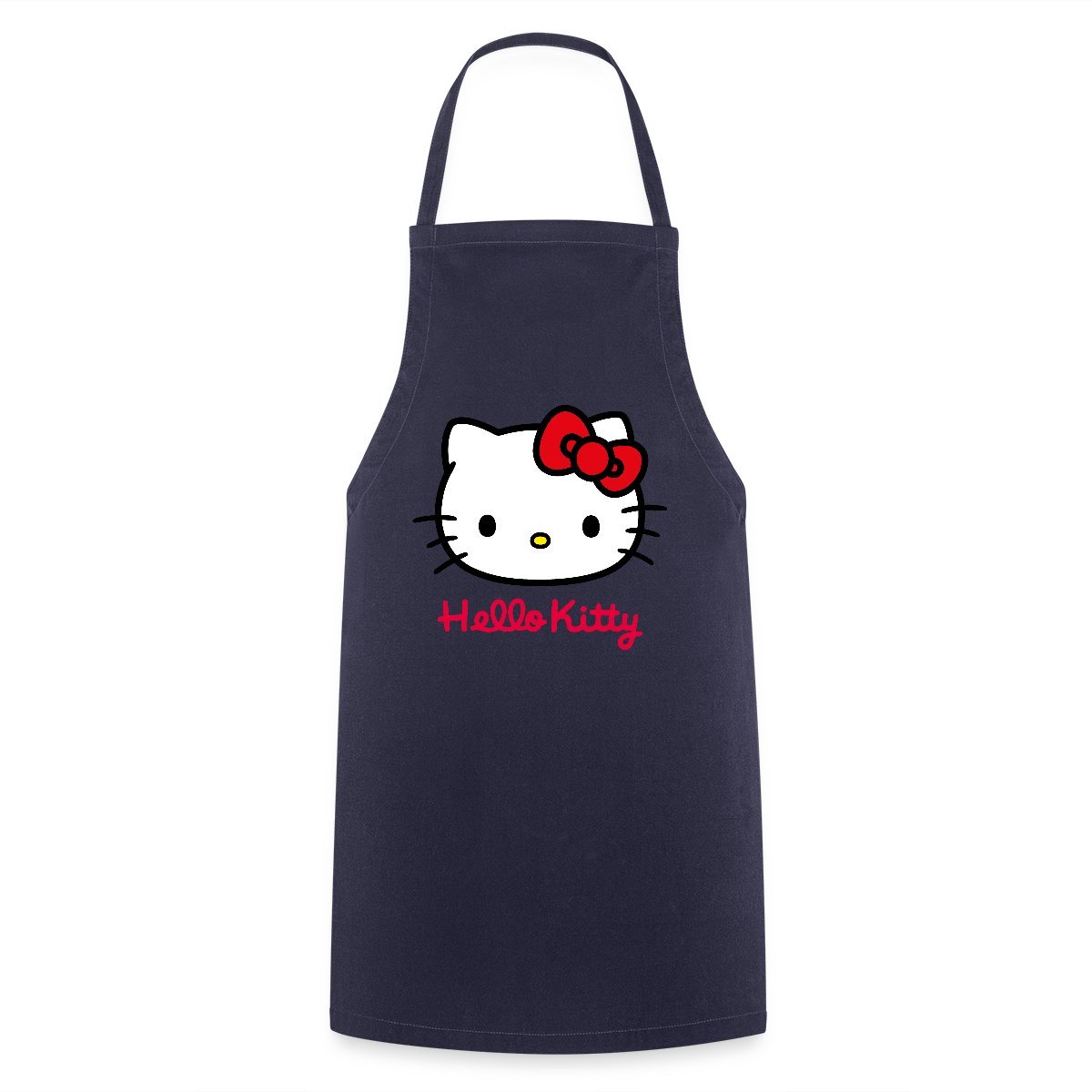 Hello Kitty Klassiek Portret Met Hello Kitty Tekst Keukenschort