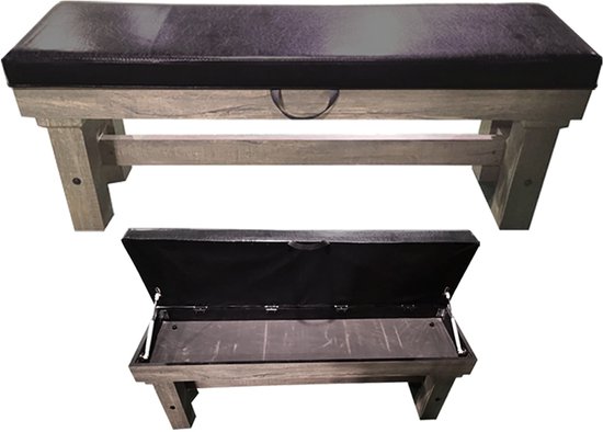 TopTable Dinner Wood Pooltafel 8ft - met bank - 3-delig Leisteen van TopTable — afbeelding 3